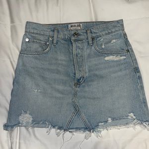 Agolde denim skirt
